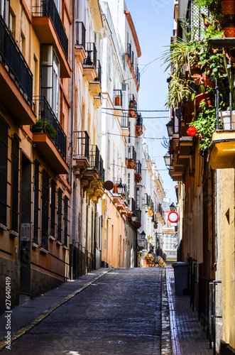 spanish streets & buildings close up view