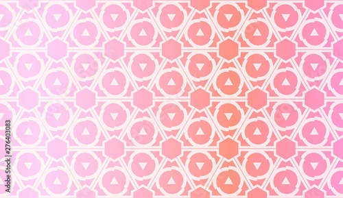 Vector Design. Illustration With Triangles Line. Modern Decorative Background. Pastel gradient color