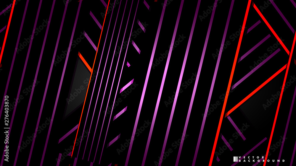Fototapeta premium Abstract vector background. Geometric Lines - Creative and Inspiration Design