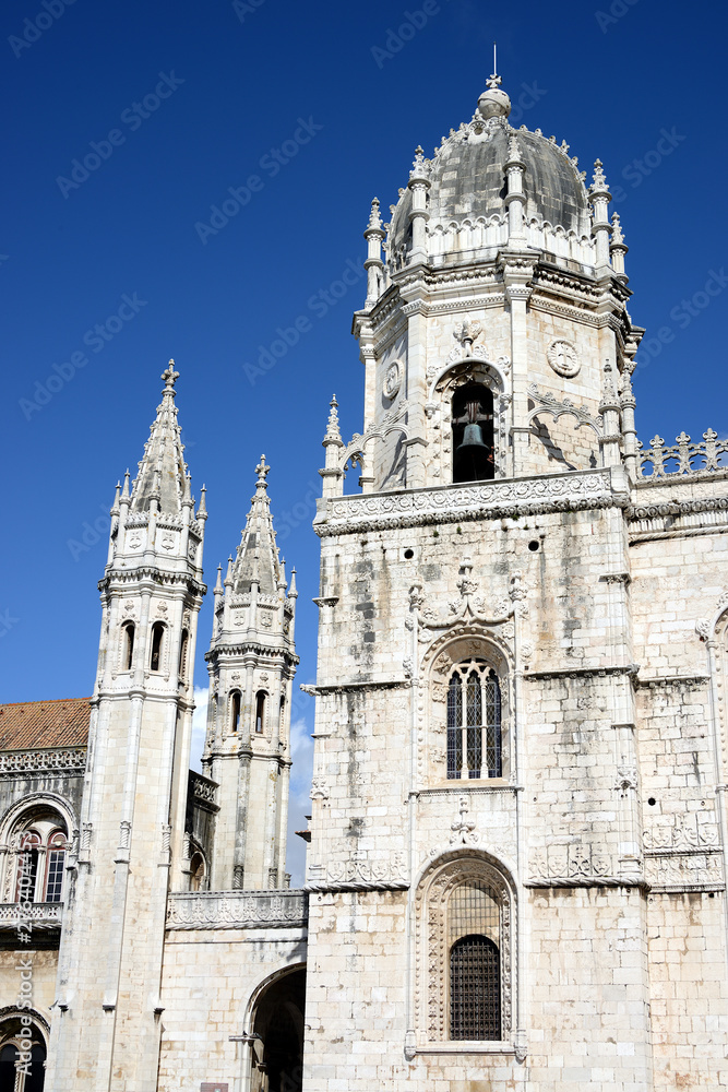The Jeronimos Monastery or Hieronymites Monastery, Lisbon, Portugal