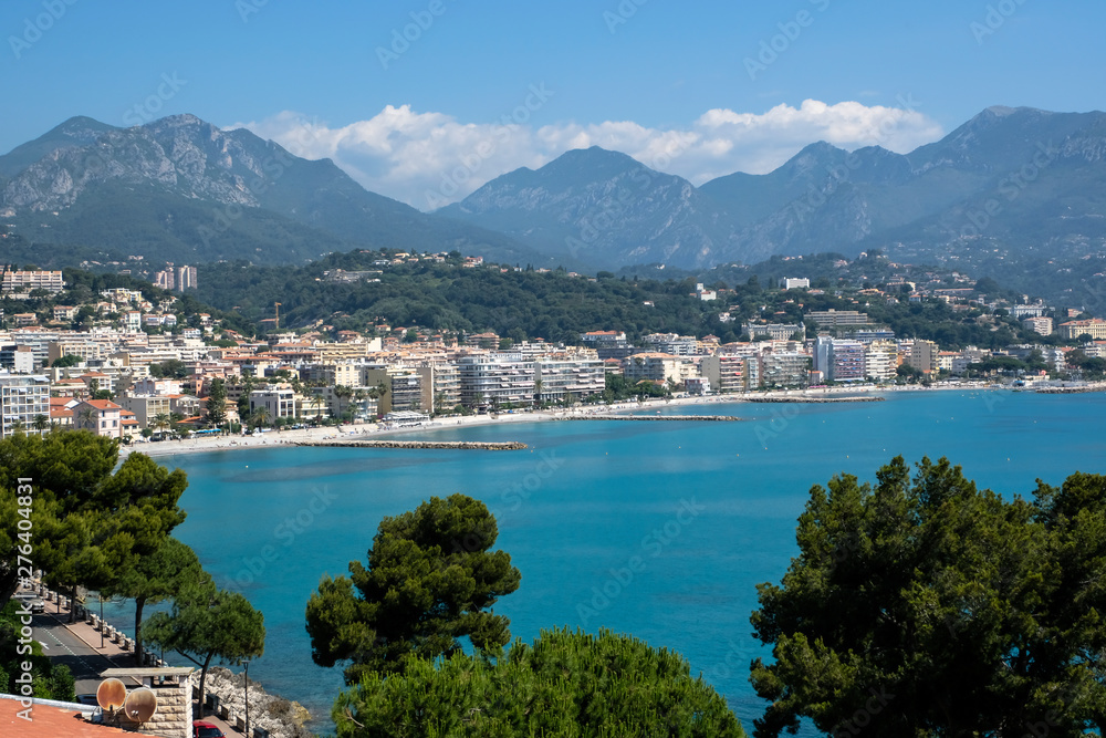 menton at the beautiful cote d azur, france, europe