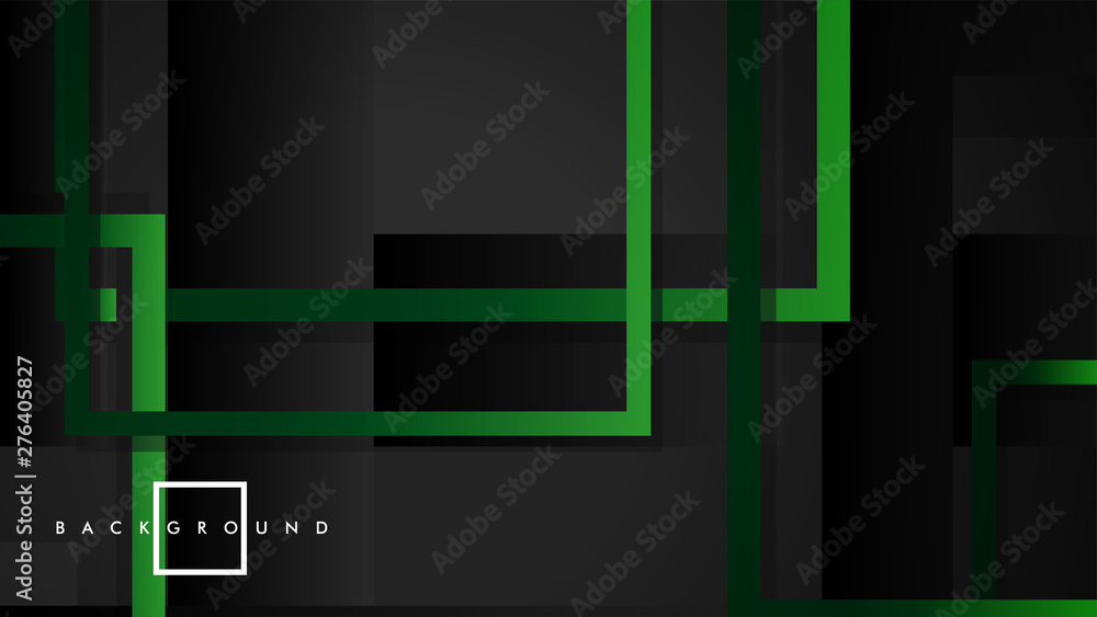 Vector Modern Abstract Squares Backgrounds . with a black green gradient. eps 10 template Vector Modern Abstract Squares Backgrounds . with a black green gradient. eps 10 template