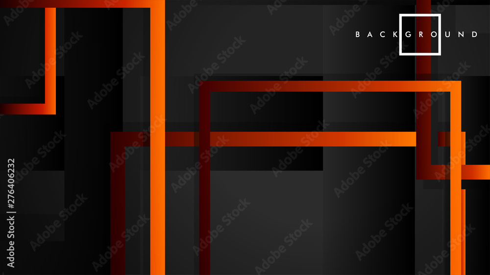 Vector Modern Abstract Squares Backgrounds . with a black red orange gradient. eps 10 template Vector Modern Abstract Squares Backgrounds . with a black red orange gradient. eps 10 template