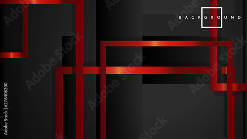 Vector Modern Abstract Squares Backgrounds . with a black and red metal color gradient. eps 10 template