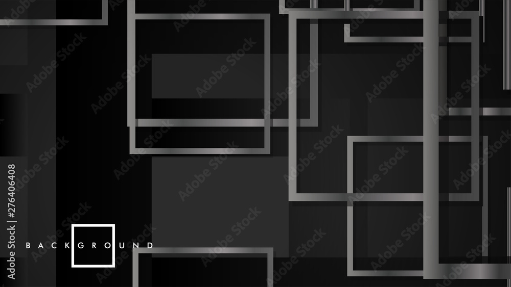 Vector Modern Abstract Squares Backgrounds . with a black and gray metal color gradient. eps 10 template Vector Modern Abstract Squares Backgrounds . with a black and gray metal color gradient. eps 10 template