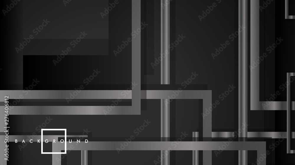 Abstract metal vector background with luxurious shiny grey square Abstract metal vector background with luxurious shiny grey square