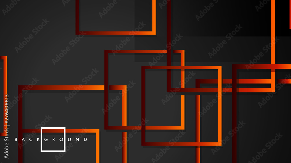 Vector Modern Abstract Squares Backgrounds . with a black red orange gradient. eps 10 template Vector Modern Abstract Squares Backgrounds . with a black red orange gradient. eps 10 template
