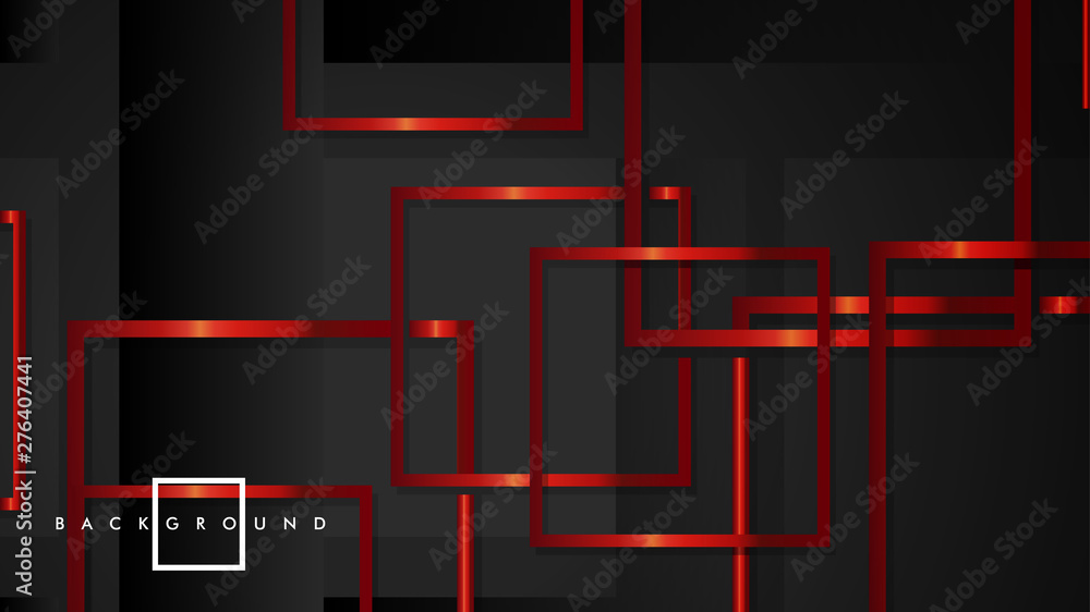 Vector Modern Abstract Squares Backgrounds . with a black and red metal color gradient. eps 10 template Vector Modern Abstract Squares Backgrounds . with a black and red metal color gradient. eps 10 template