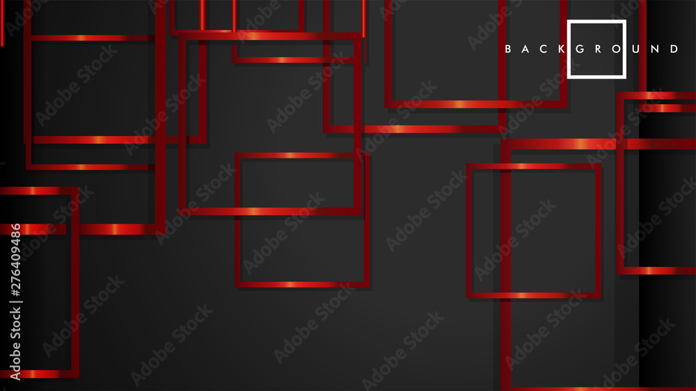 Vector Modern Abstract Squares Backgrounds . with a black and red metal color gradient. eps 10 template Vector Modern Abstract Squares Backgrounds . with a black and red metal color gradient. eps 10 template