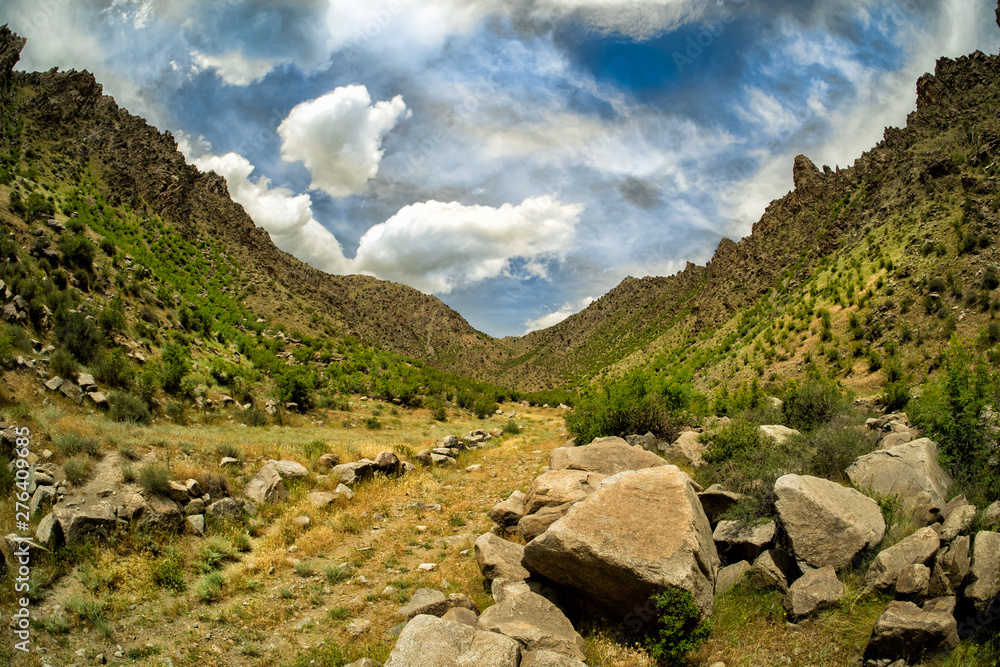 Fototapeta premium A stunning mountain landscape. Zangezur Mountains. Armenia