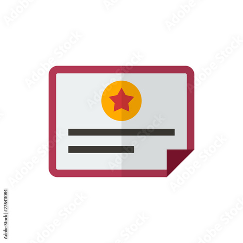 charter flat vector icon