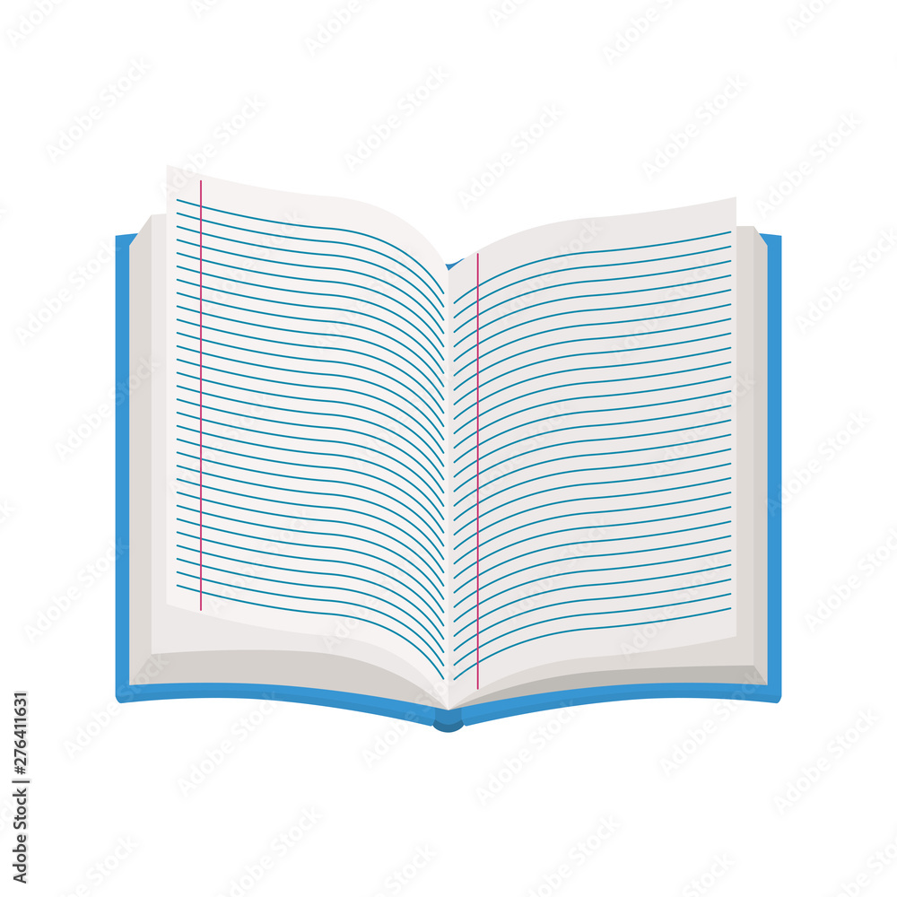 book of school open with white background book of school open with white background