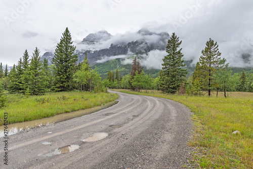 Rain in Kananaskis Country