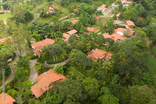 Beautiful view of Guaramiranga Valley in Brazil 