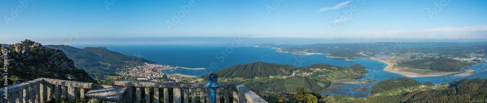 Viewpoint in a coastal town of Spain