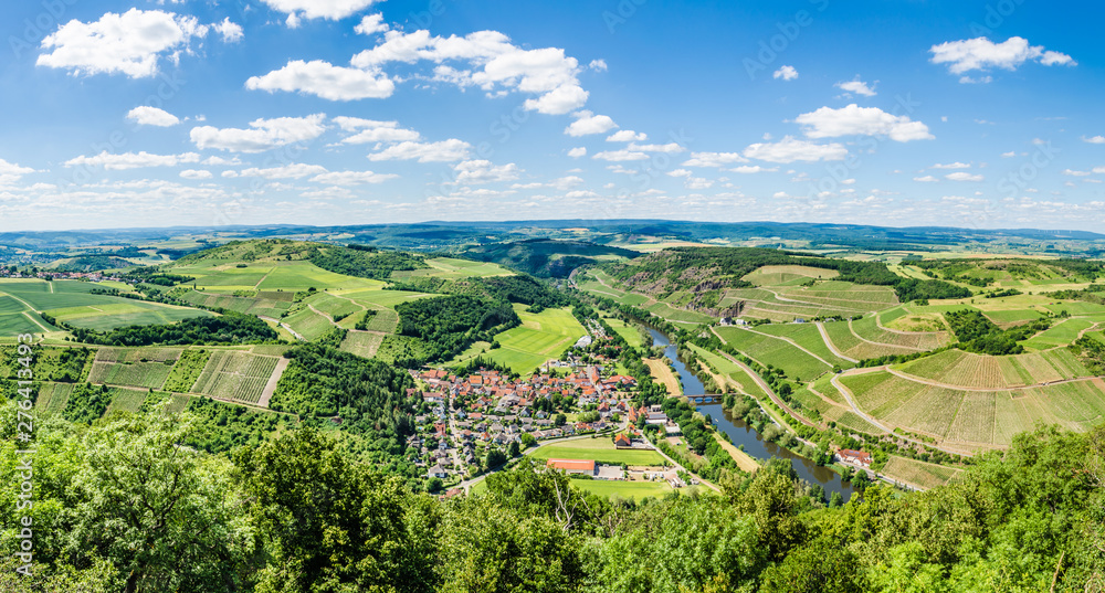 Blick auf Oberhausen an der Nahe vom Lemberg