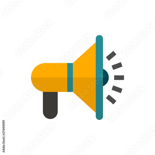 mouthpiece flat vector icon