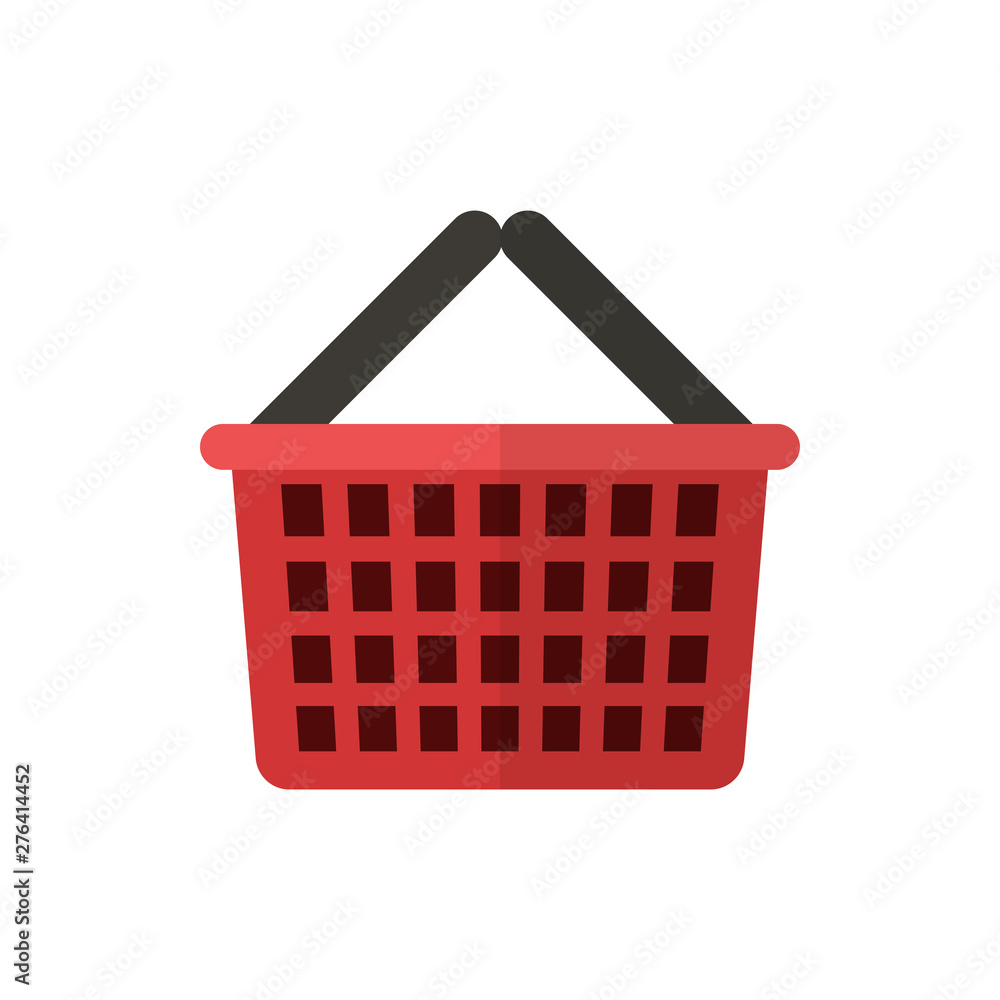 food basket flat vector icon food basket flat vector icon