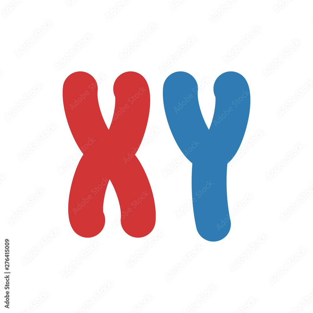 chromosomes flat vector icon chromosomes flat vector icon