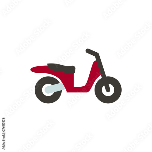 scooter flat vector icon