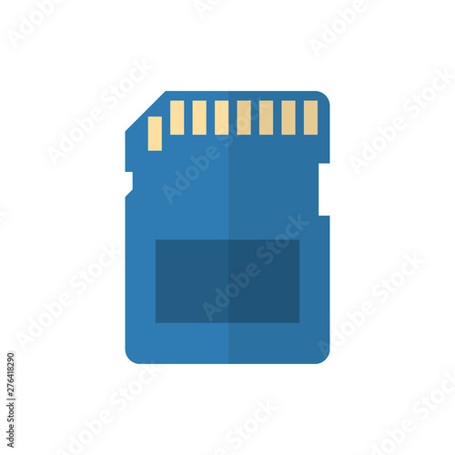 storage card flat vector icon