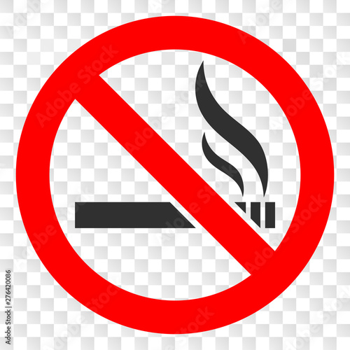 Forbidden smoking EPS vector pictogram. Illustration contains flat forbidden smoking iconic symbol on a chess transparent background.