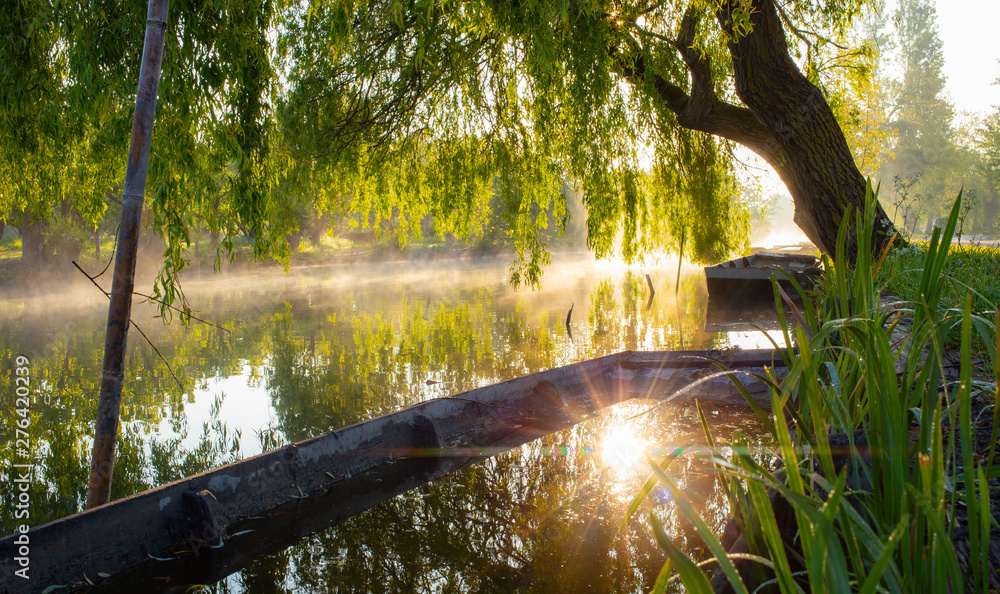 Φωτογραφία Marshes of Bourges in the mist