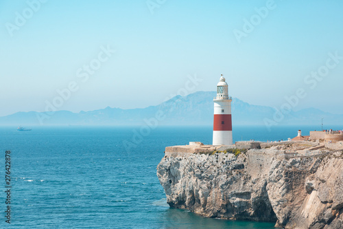 Lighthouse of Gibraltar in Spain / England - Point of Europe