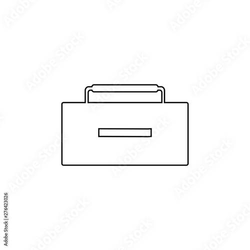 Repair bag icon. Work button