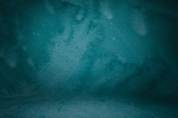 photo backdrop green, studio background for photos. Studio Portrait Backdrops Photo wall and floor lit by lamps