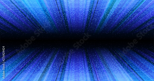 Data transfer. The structural data tunnel. Binary code digital technology. From Chaos to System. Artificial intelligence.Big data.Smart system. 