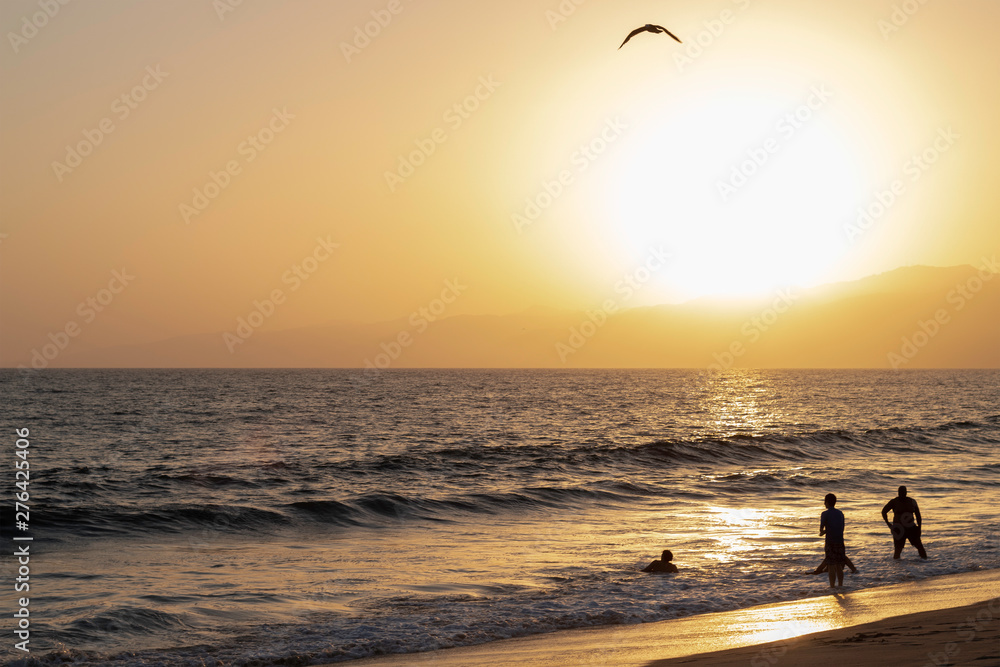 Fototapeta premium sunset on beach