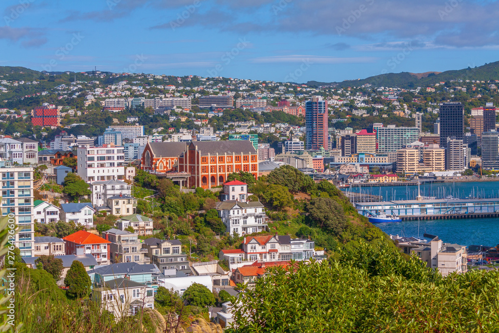 Wellington panoramic view of the city