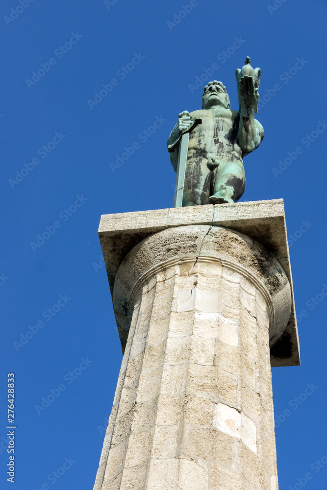 The Victor monument  in city of Belgrade, Serbia