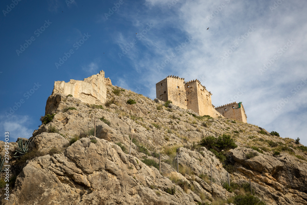 the medieval castle of Mula city, province of Murcia, Spain