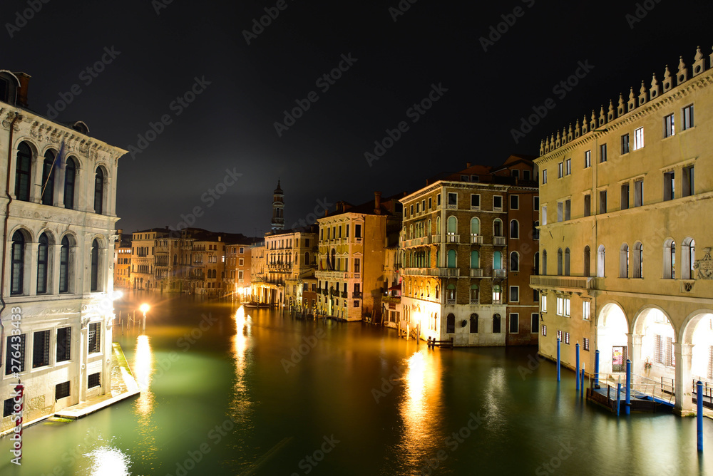 fleuve de nuit venie italie canal