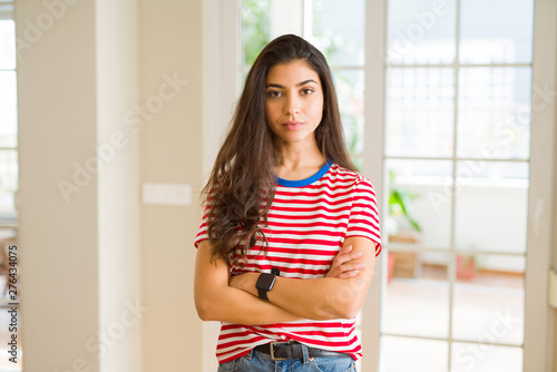 Beautiful young brunette woman looking relaxed at home Free Download Beautiful young brunette woman looking relaxed at home - GFXLoad