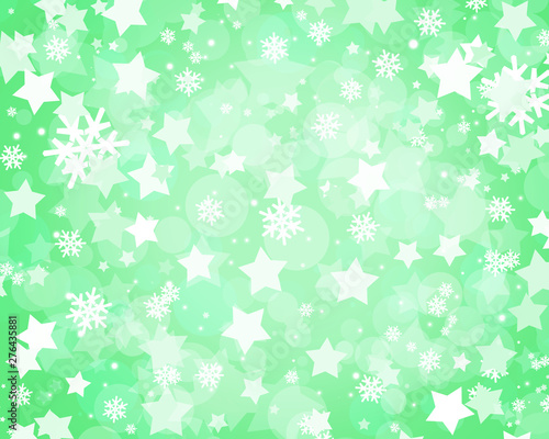 Beautiful background with winter decorative snowflakes