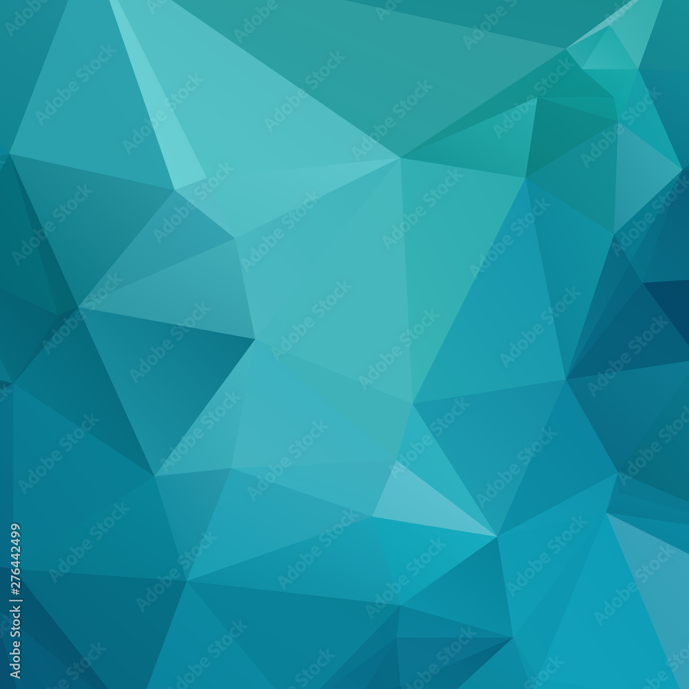 Fototapeta premium BLUE Color Modern Geometric Abstract Background