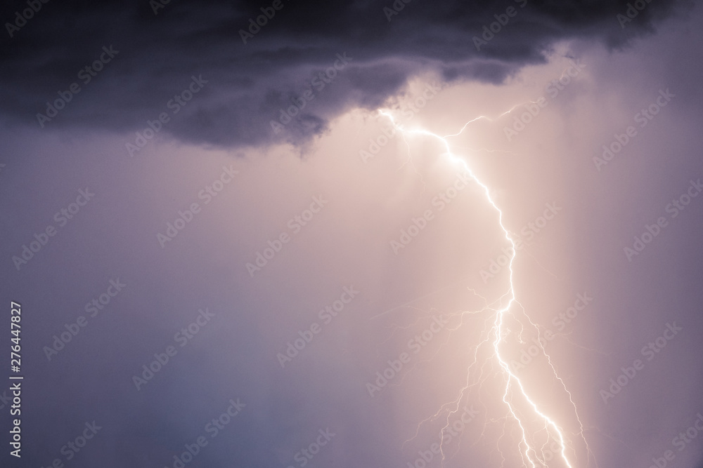 lightnings and thunder bolt strike at summer storm lightnings and thunder bolt strike at summer storm
