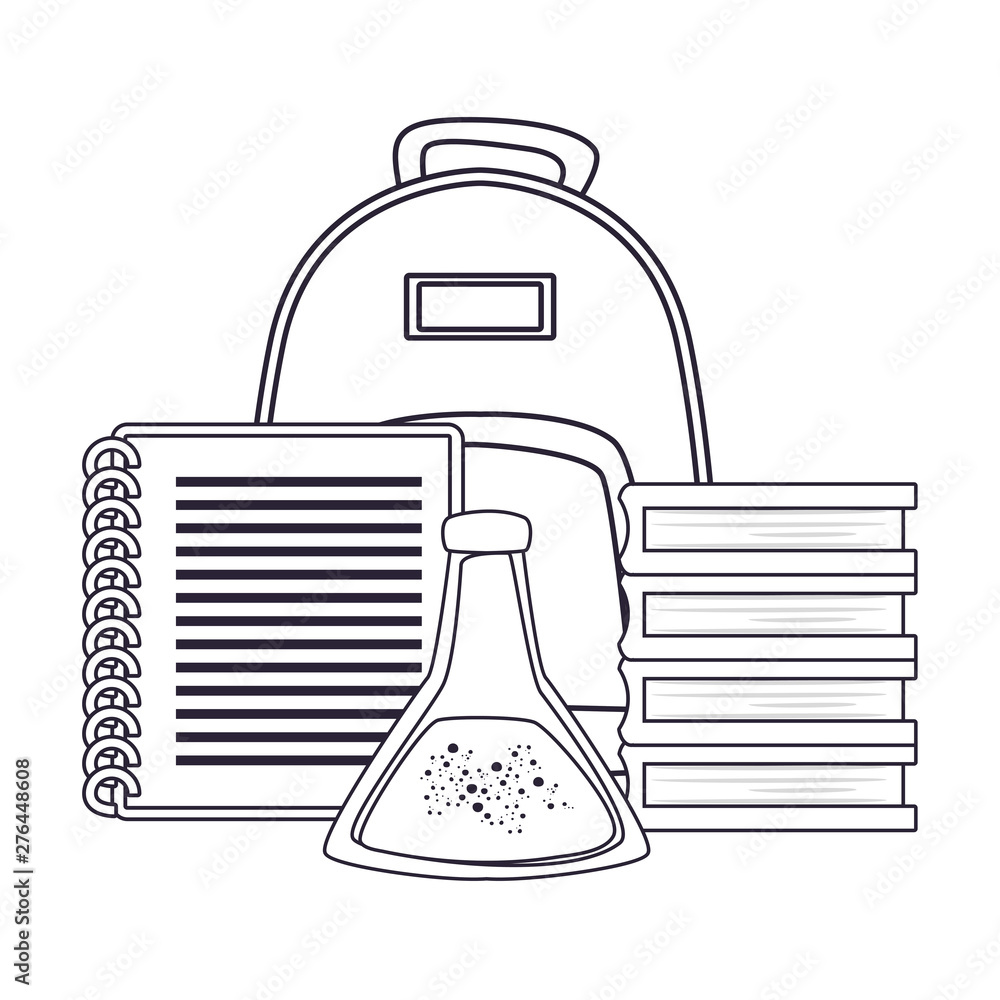 back to school flat design back to school flat design