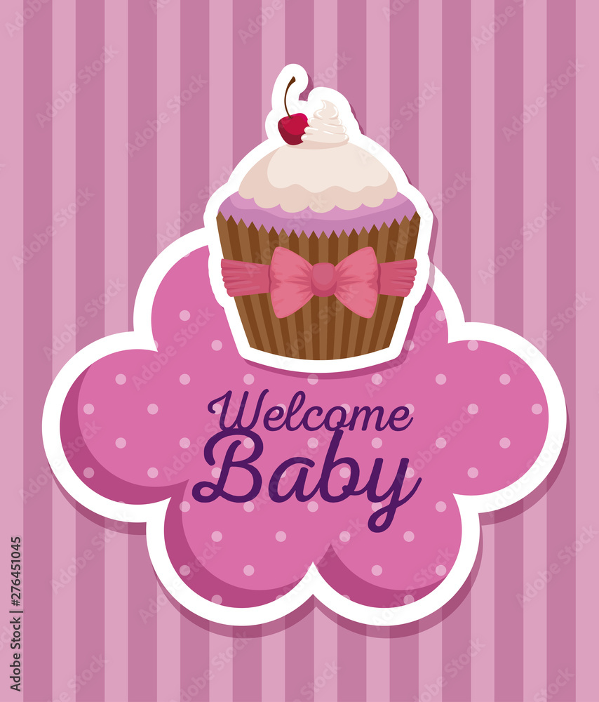 label of cake with cherry and ribbon bow decoration label of cake with cherry and ribbon bow decoration