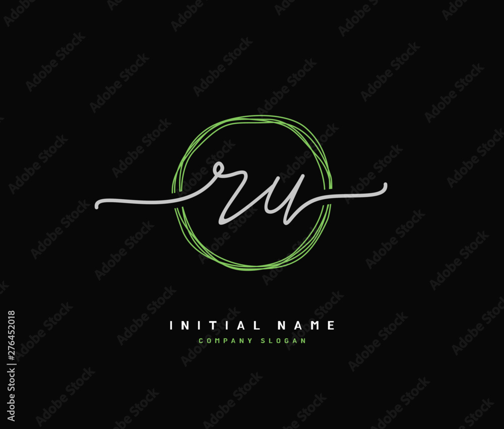 R U RU Beauty vector initial logo, handwriting logo of initial signature, wedding, fashion, jewerly, boutique, floral and botanical with creative template for any company or business. R U RU Beauty vector initial logo, handwriting logo of initial signature, wedding, fashion, jewerly, boutique, floral and botanical with creative template for any company or business.