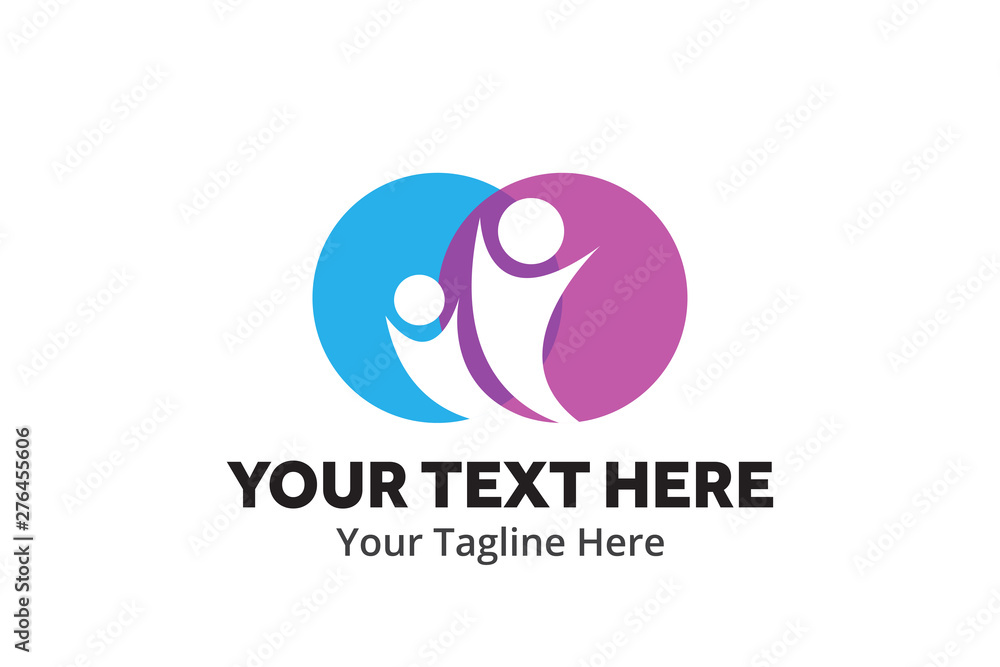 unique happy people simple logo creative design in flat style with color . happy people logo creative design for identity and community unique happy people simple logo creative design in flat style with color . happy people logo creative design for identity and community