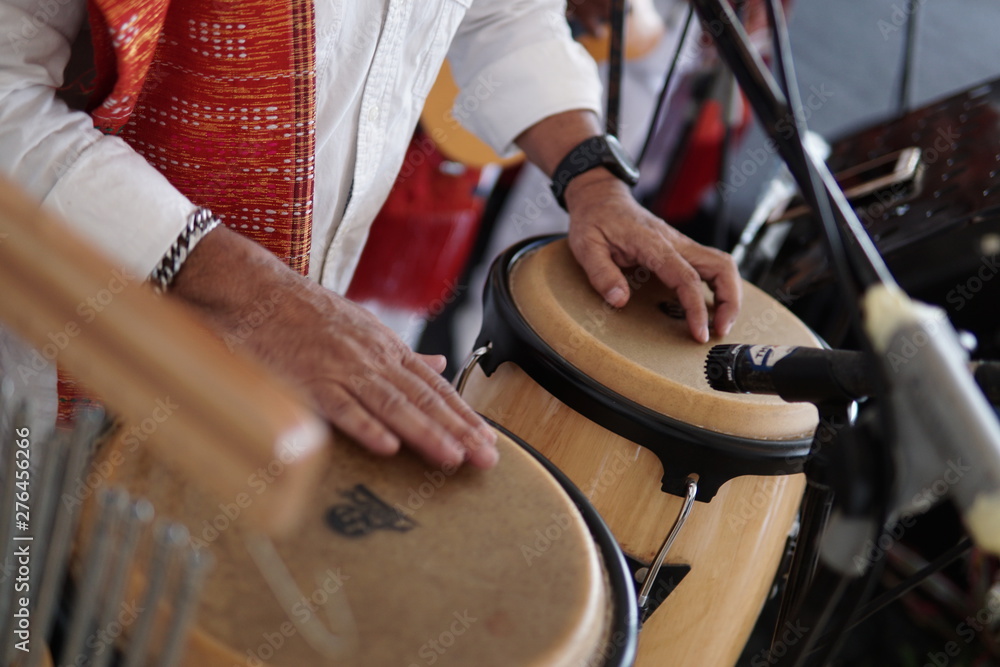 Obraz premium percussion is being played by the players