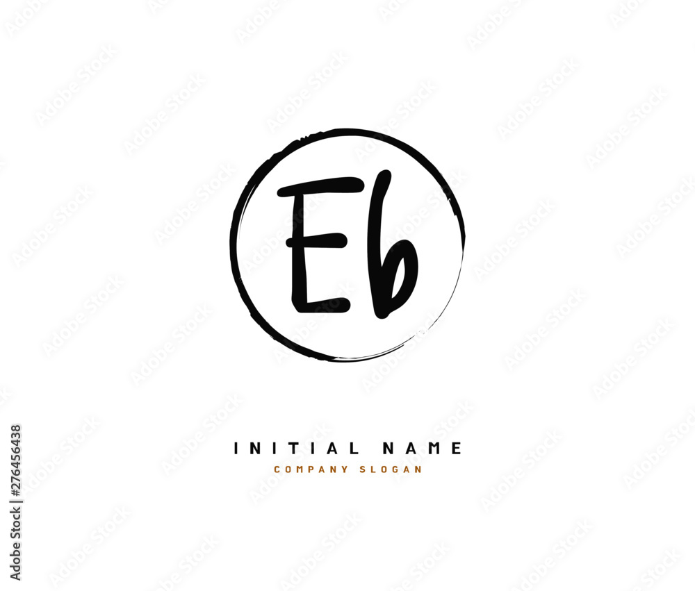 E B EB Beauty vector initial logo, handwriting logo of initial signature, wedding, fashion, jewerly, boutique, floral and botanical with creative template for any company or business. E B EB Beauty vector initial logo, handwriting logo of initial signature, wedding, fashion, jewerly, boutique, floral and botanical with creative template for any company or business.