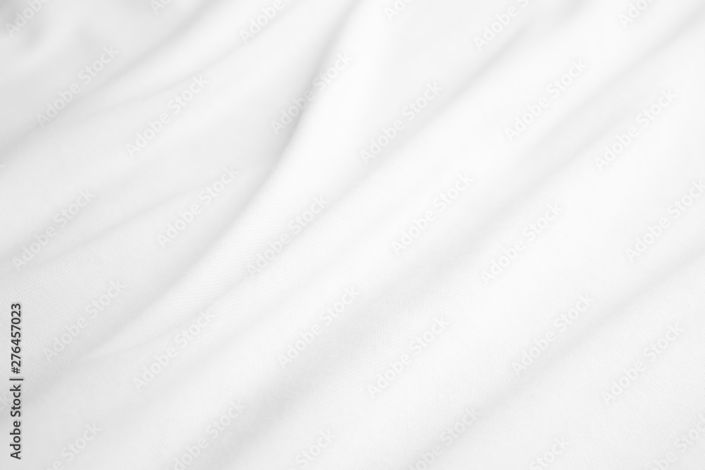white background of cotton fabric
