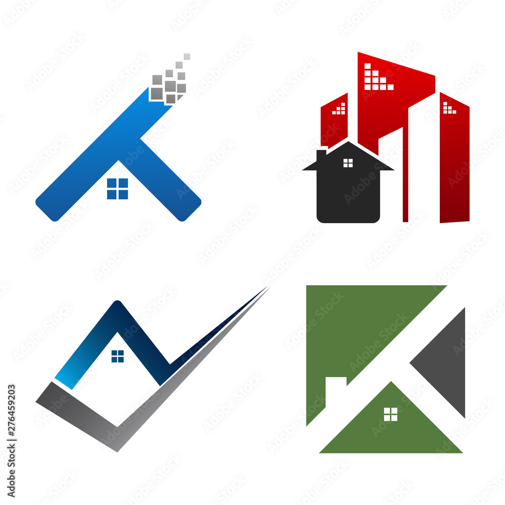 Real Estate Logo set. Building and Construction collection Logo Design Real Estate Logo set. Building and Construction collection Logo Design