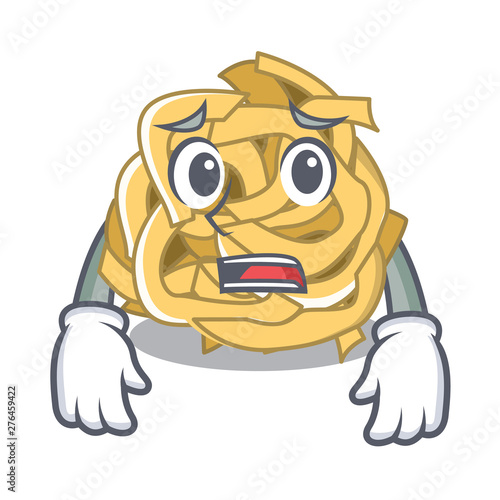 Afraid fettuccine is cooked in character pan