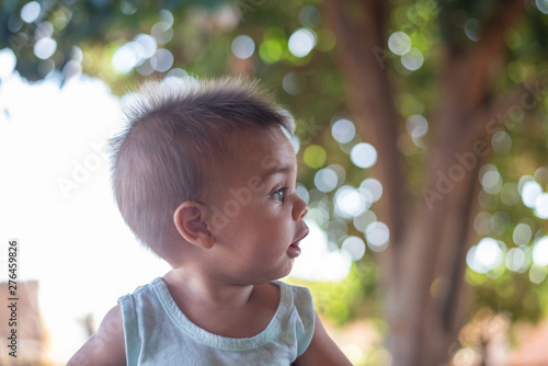 Baby blue eyes and their expressions © Mateus